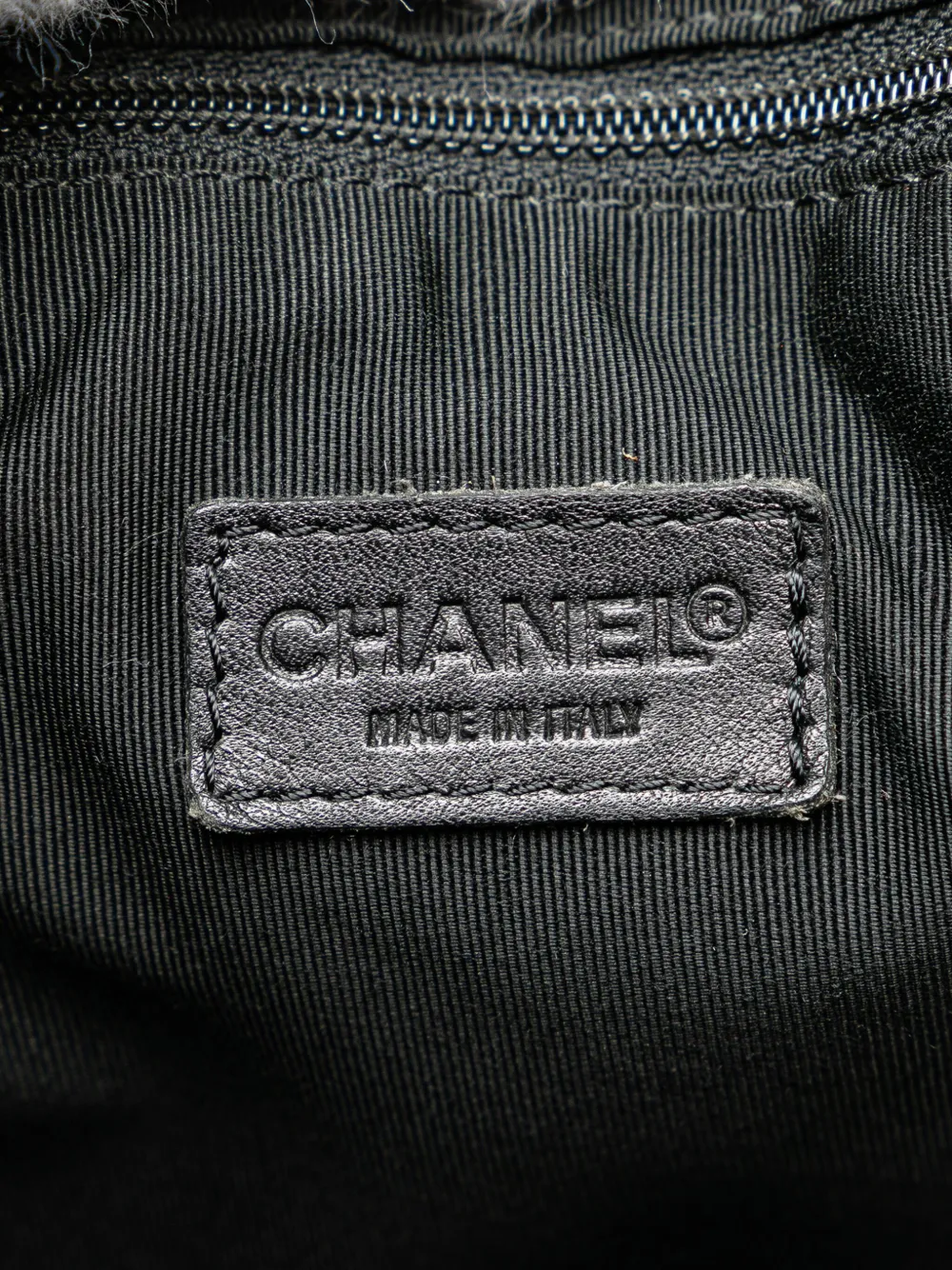 CHANEL CC WILD STITCH LAMBSKIN 手提包(2000-2002年典藏款)