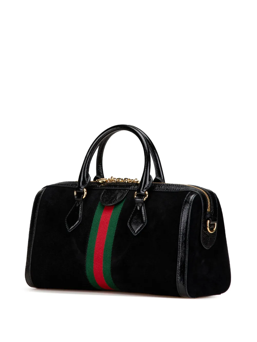 Gucci Pre-Owned 2000-2015 Medium Ophidia Suede satchel - Zwart