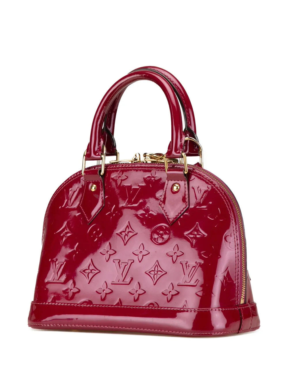 Louis Vuitton Pre-Owned 2015 Monogram Vernis Alma BB satchel - Rood