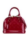 Louis Vuitton Pre-Owned 2015 Monogram Vernis Alma BB satchel - Red