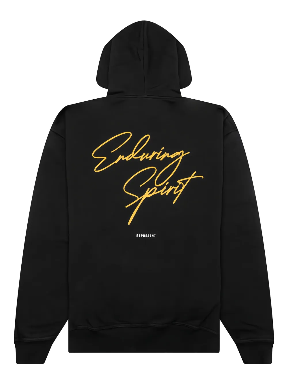 Represent Hoodie met print Zwart