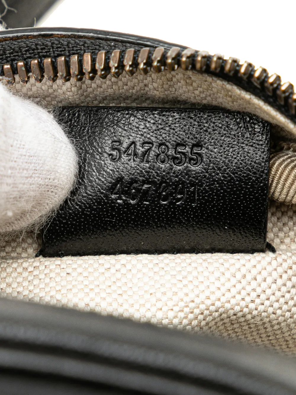 Gucci Pre-Owned Borsa a tracolla Water Buffalo Tifosa Basketball mini in pelle 2000-2015 | Image 6