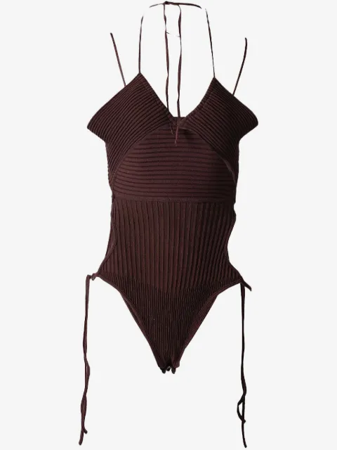 ANDREĀDAMO ribbed bodysuit