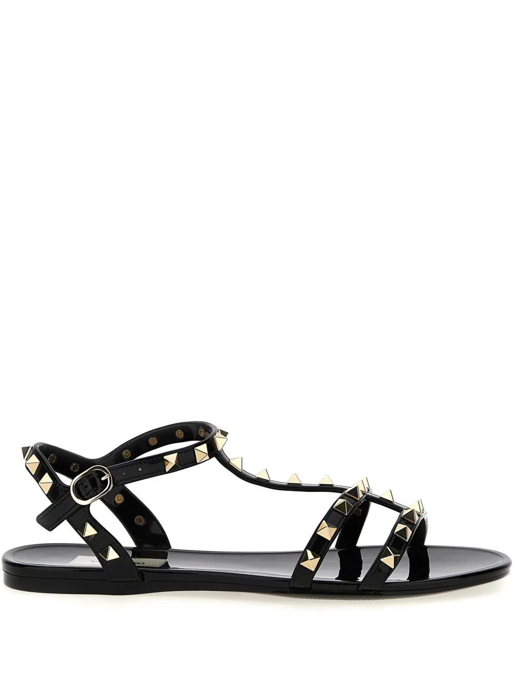 Valentino Garavani Rockstud sandalen Zwart