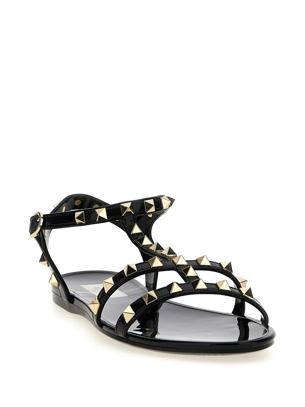 Valentino Garavani Rockstud sandalen Zwart