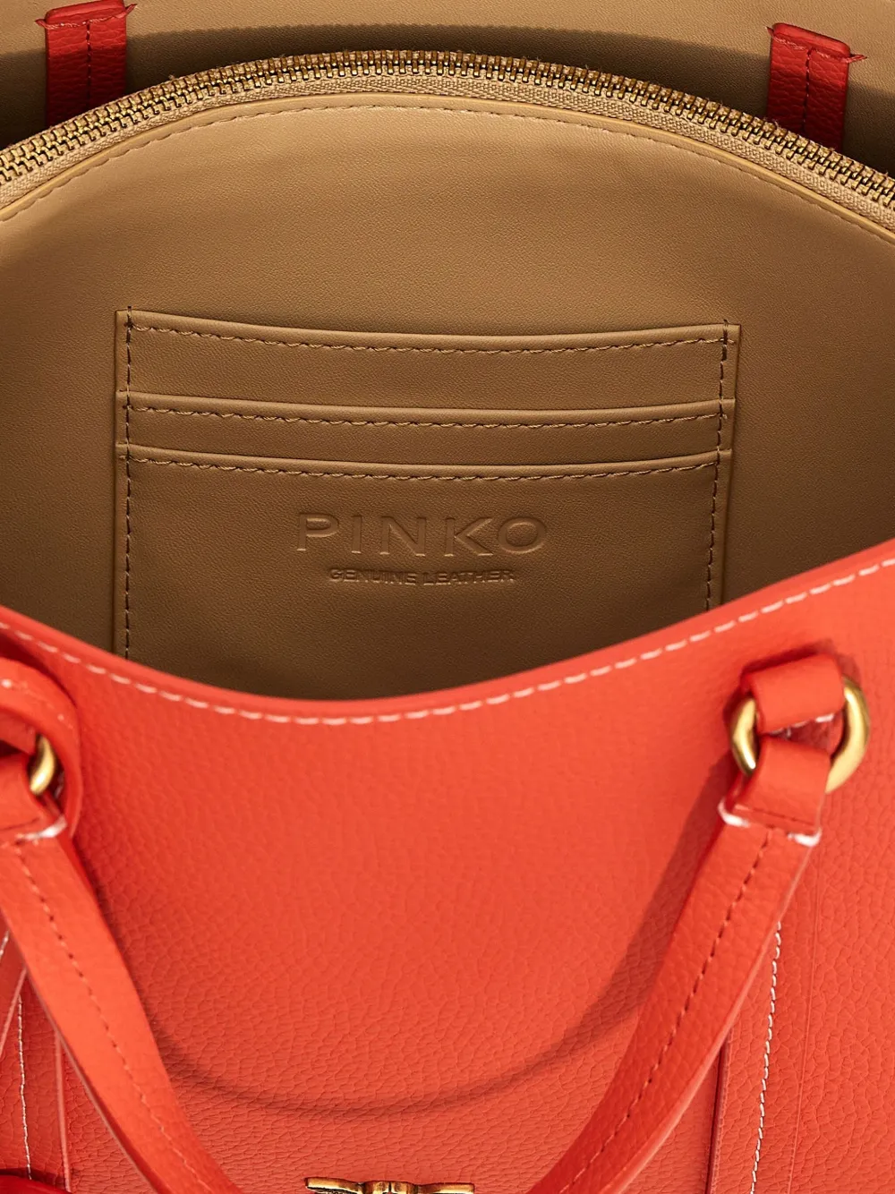 PINKO Carrie shopper Oranje