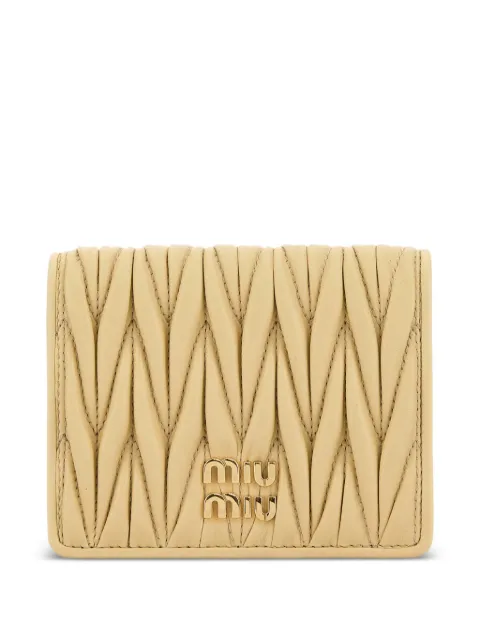 Miu Miu cartera pequeña de piel en matelassé