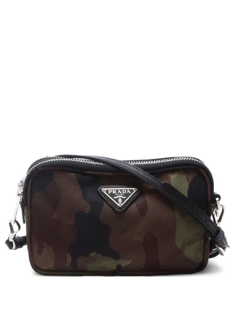 Prada Pre-Owned 2000s small camouflage-print shoulder bag