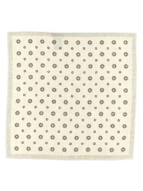 Brunello Cucinelli geometric-print pocket square