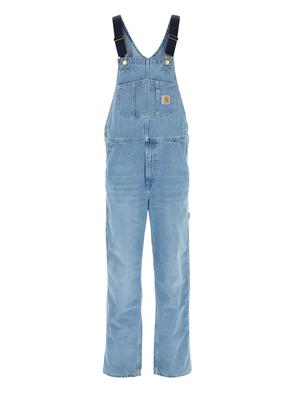 Carhartt WIP mono largo vaquero de algodón | azul | Image 1