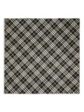 Burberry check scarf - Black