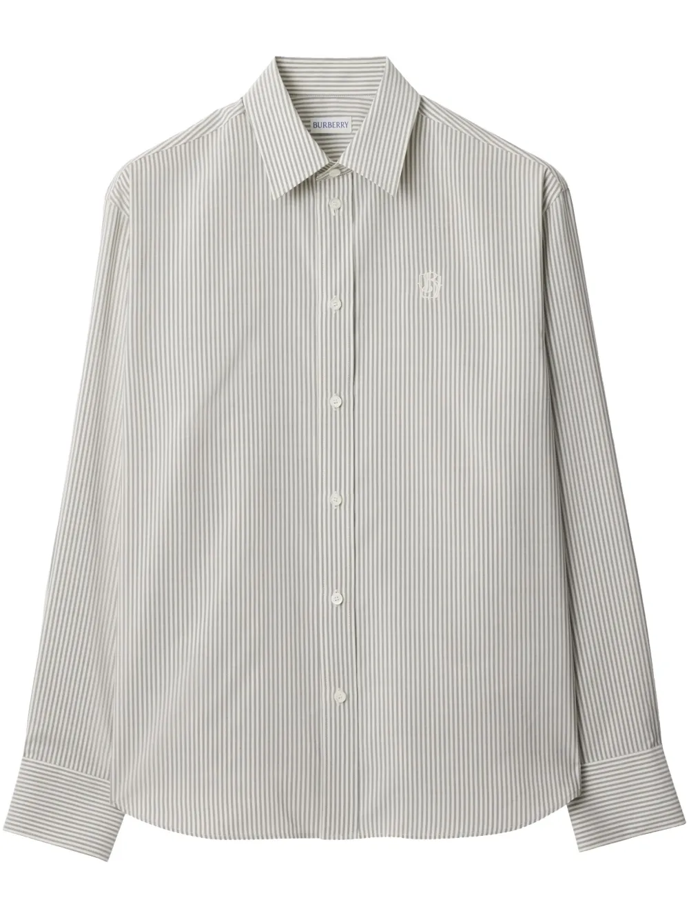Burberry Gestreept overhemd Grijs