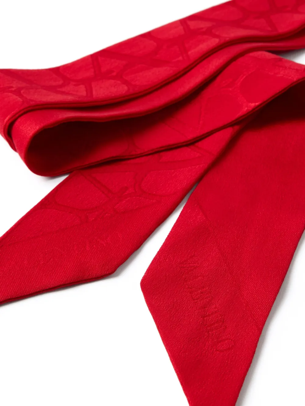 Valentino Garavani silk scarf - Rood