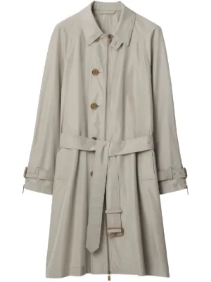 Burberry ダブルブレスト トレンチコート | グリーン | FARFETCH JP