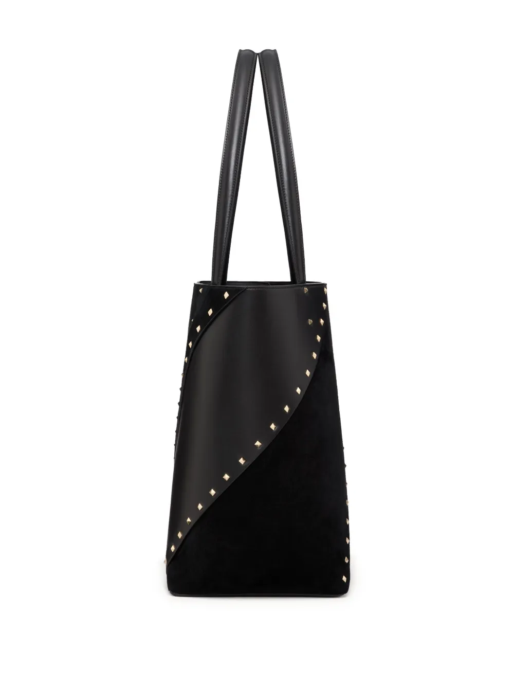Valentino Garavani Leren shopper Zwart