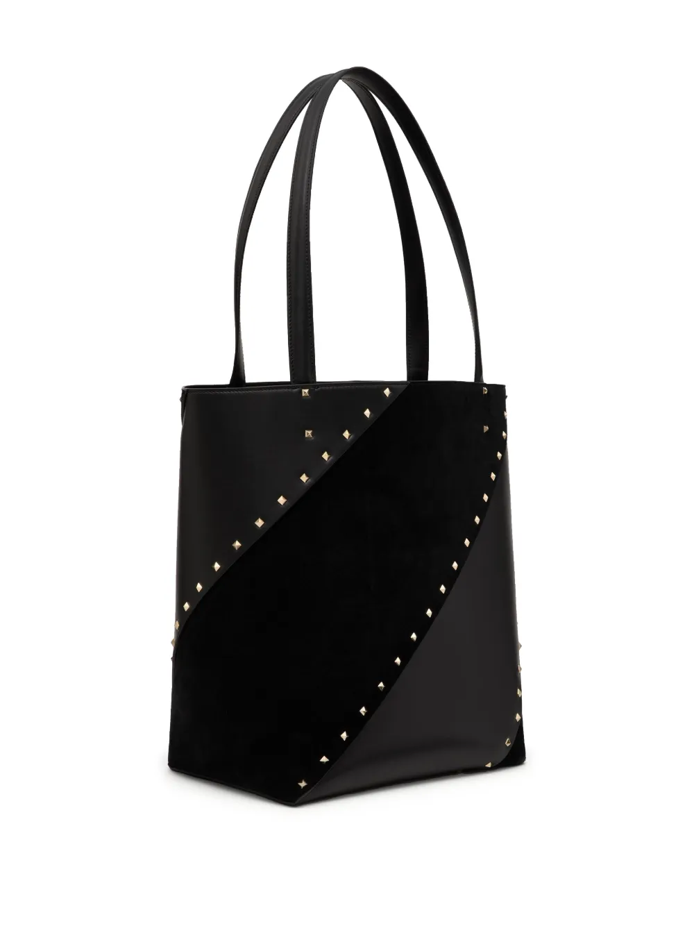 Valentino Garavani Leren shopper Zwart
