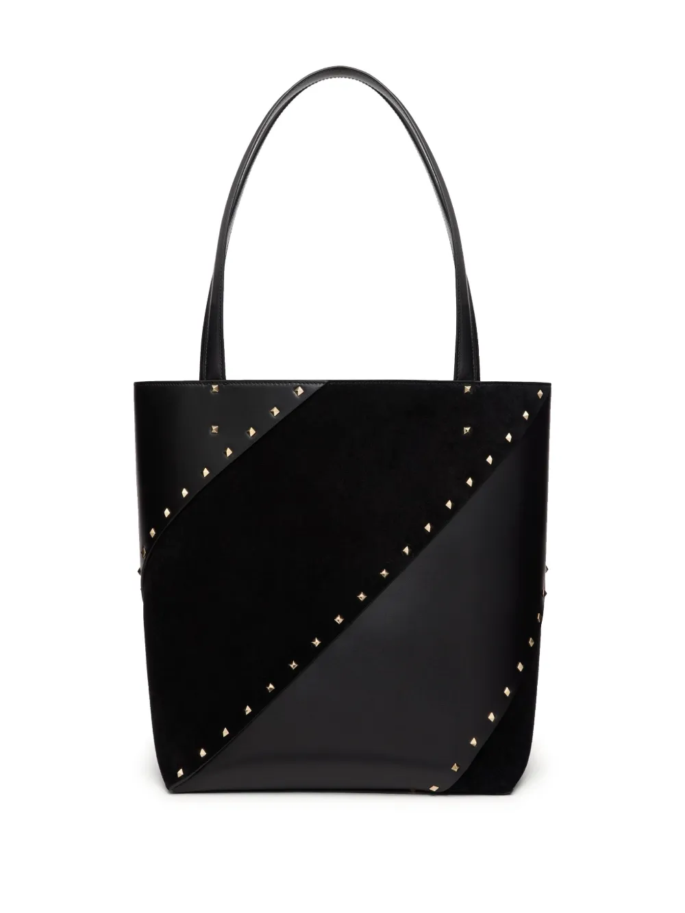 Valentino Garavani Leren shopper Zwart
