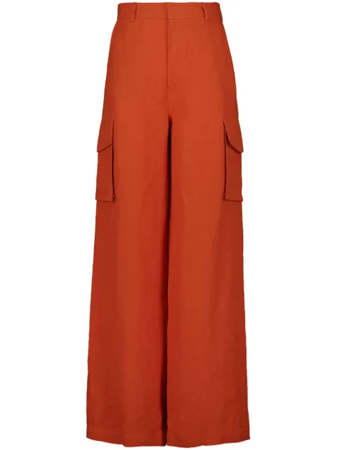 PAULA pantalon Saguaro en lin