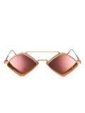 Vysen Eyewear J-6 geometric-frame sunglasses - Pink