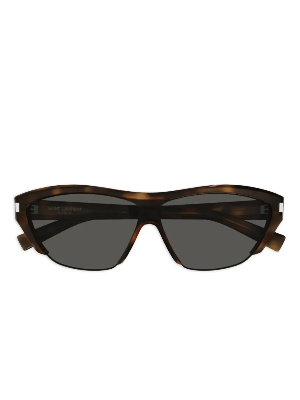 Saint Laurent Eyewear logo-print sunglasses | Brown | Image 1