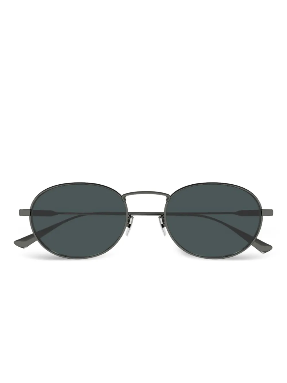 Saint Laurent Eyewear Zonnebril met gegraveerd logo Zwart