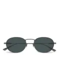 Saint Laurent Eyewear logo-engraved sunglasses - Black