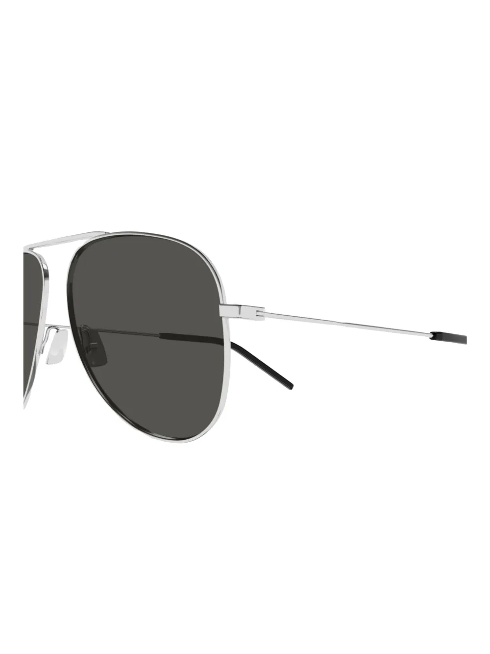 Saint Laurent Eyewear Zonnebril met piloten montuur Zilver