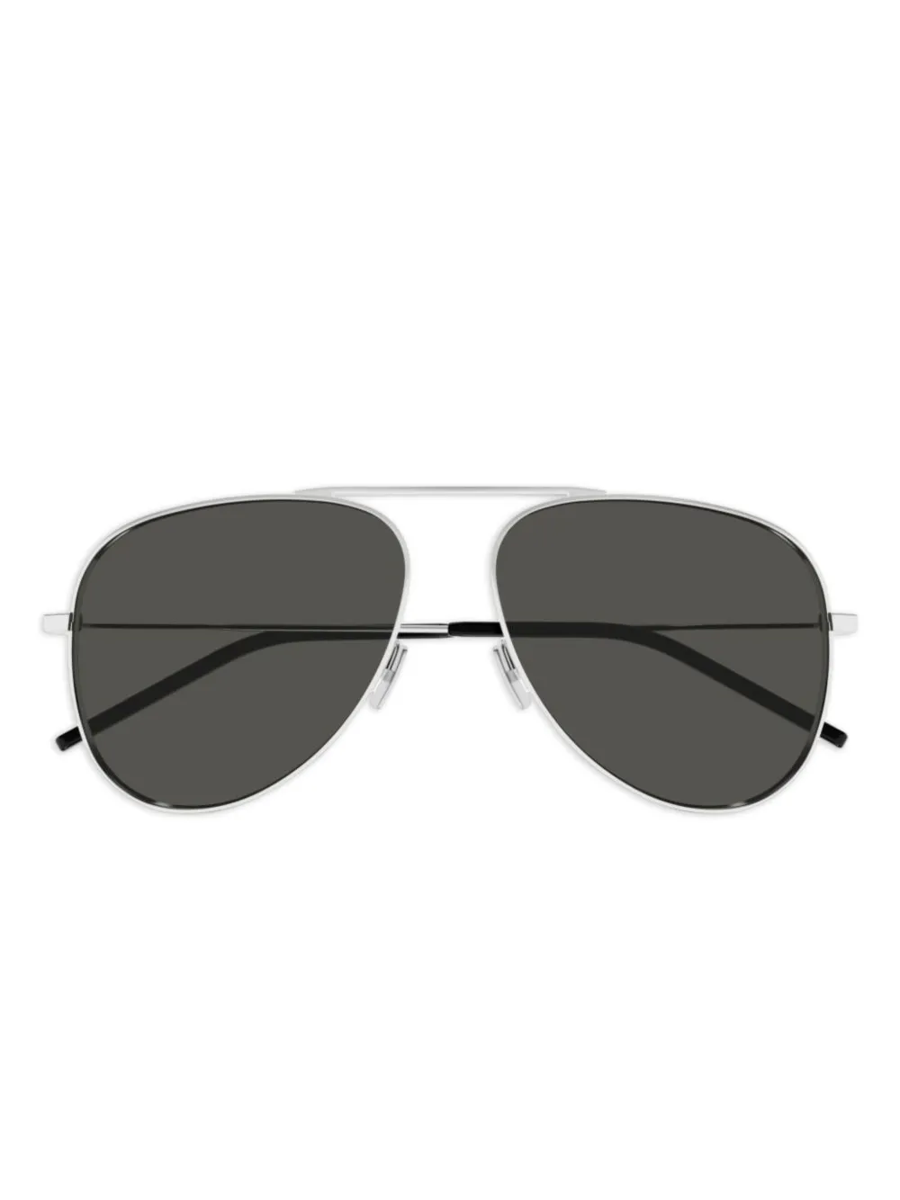 Saint Laurent Eyewear Zonnebril met piloten montuur Zilver