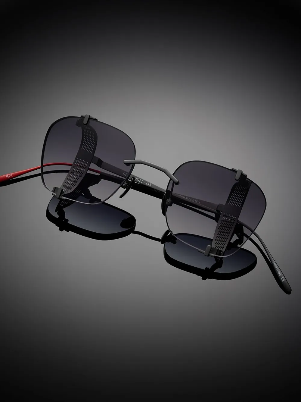 Vysen Eyewear BEI zonnebril met geometrisch montuur - Zwart