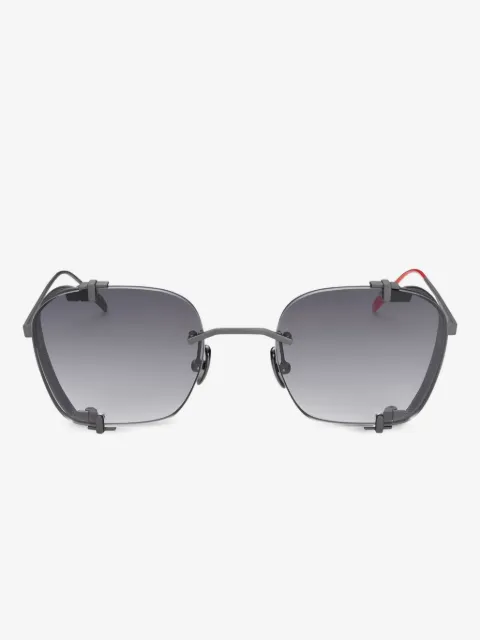 Vysen Eyewear lentes de sol BEI con armazón geométrica