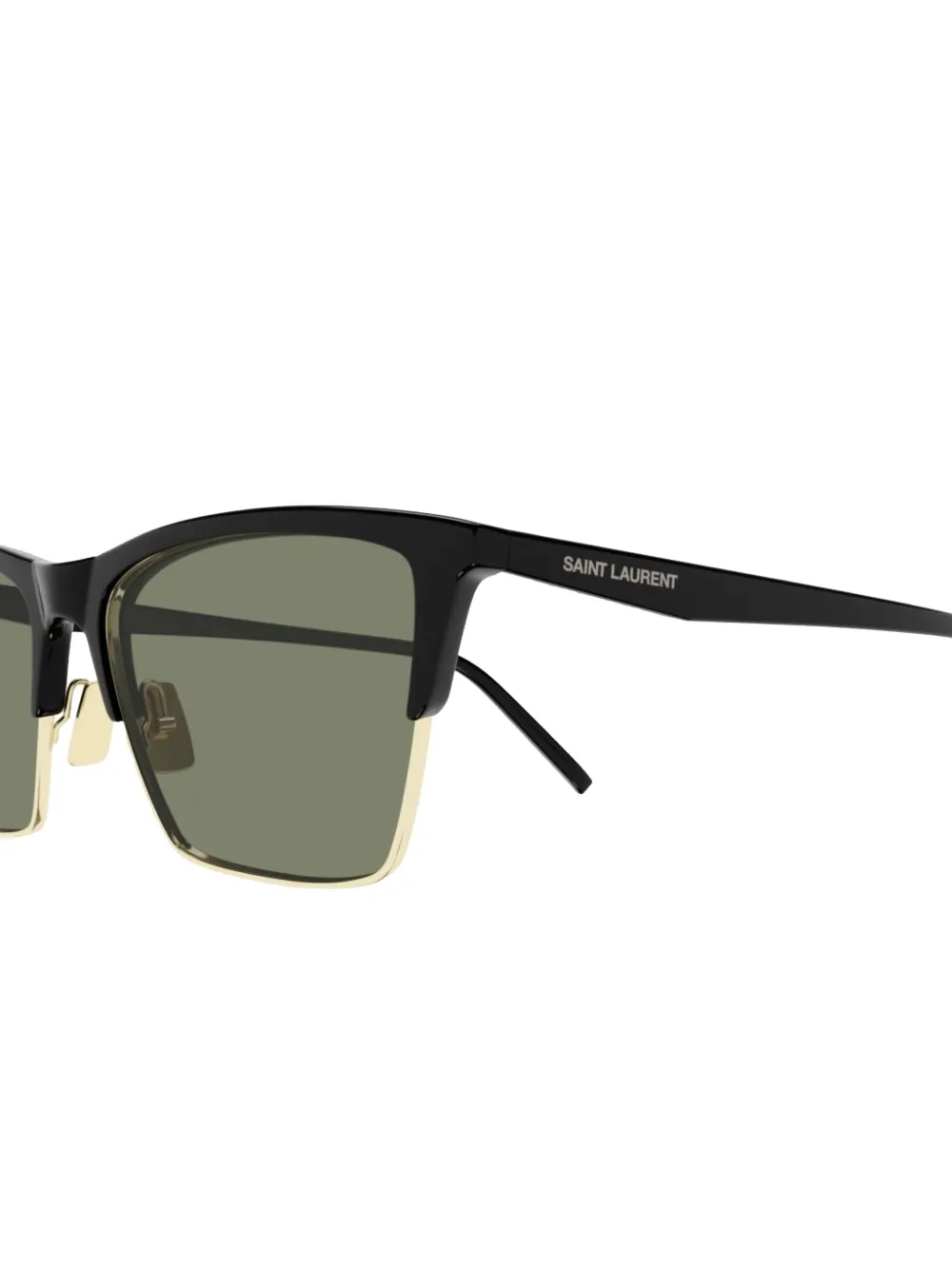  Saint Laurent Eyewear Square-frame Sunglasses - Black 
