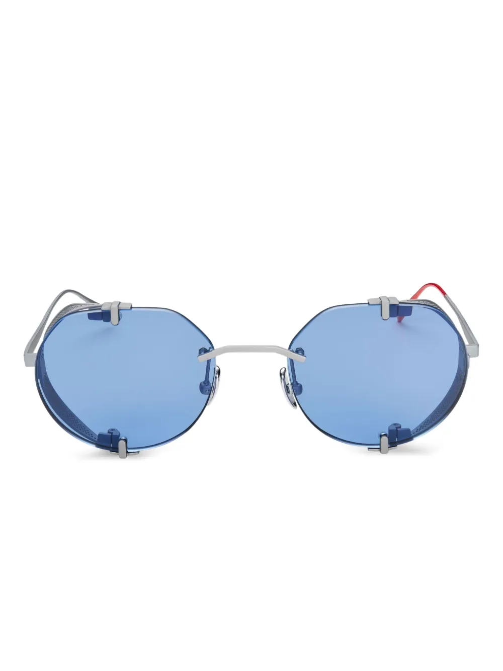 Vysen Eyewear Uttar geometric-frame sunglasses | Silver | Image 1