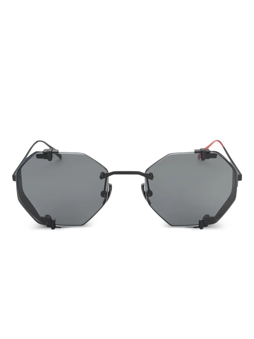 Vysen Eyewear Sever round-frame sunglasses | Black | Image 1