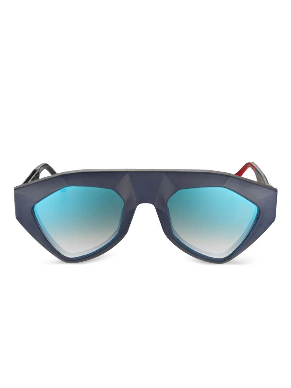 Vysen Eyewear Sha geometric-frame sunglasses | Blue | Image 1