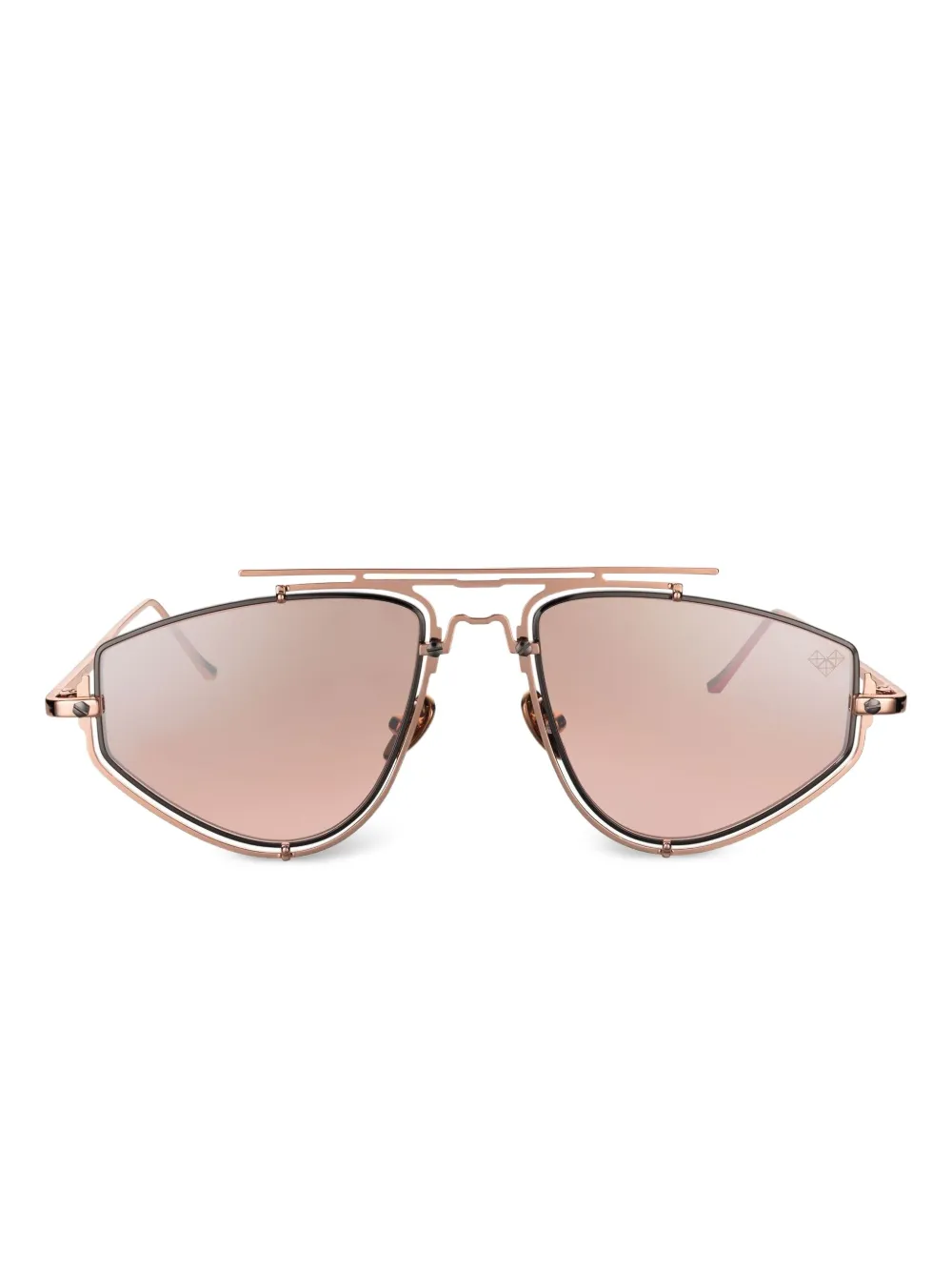 Vysen Eyewear Caden geometric-frame sunglasses | Pink | Image 1