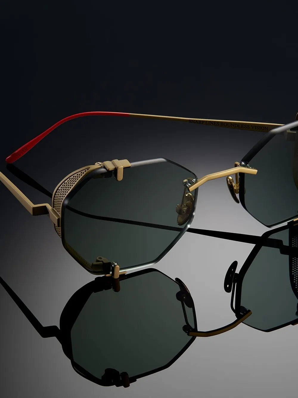Vysen Eyewear The Sever geometric-frame sunglasses | Men | Image 2