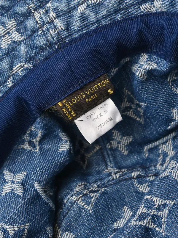 Louis Vuitton Pre-Owned 1990-2000s Monogram Denim Bucket Hat