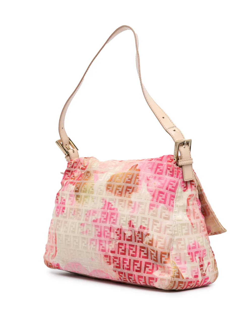 Fendi Pre-Owned 2000-2010 Zucchino Canvas Floral Mamma Forever shoulder bag - Roze