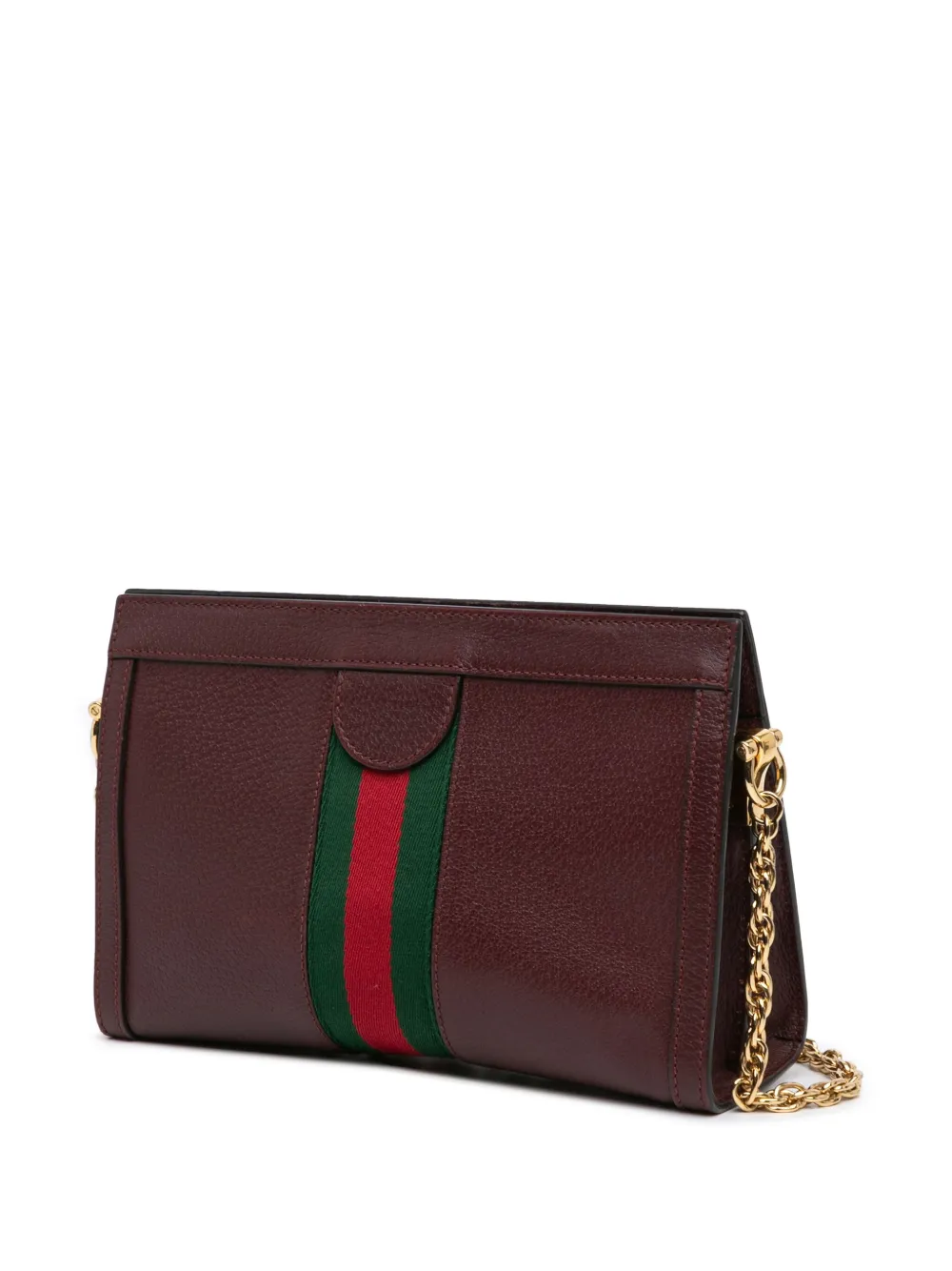 Gucci Pre-Owned 2016-2024 Small Calfskin Ophidia Chain crossbody bag - Rood