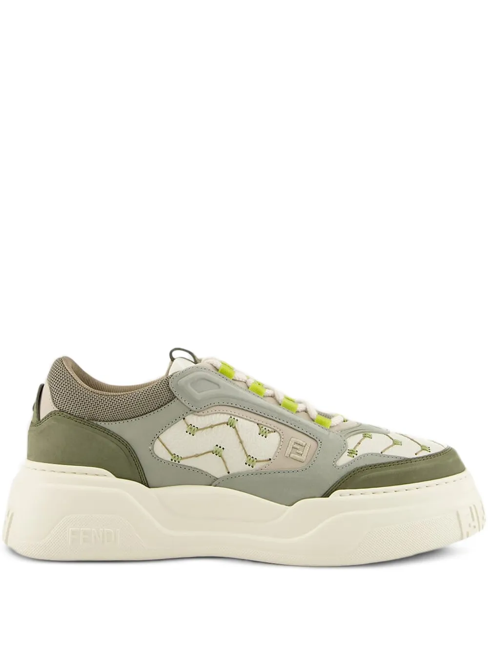 lace-up leather sneakers