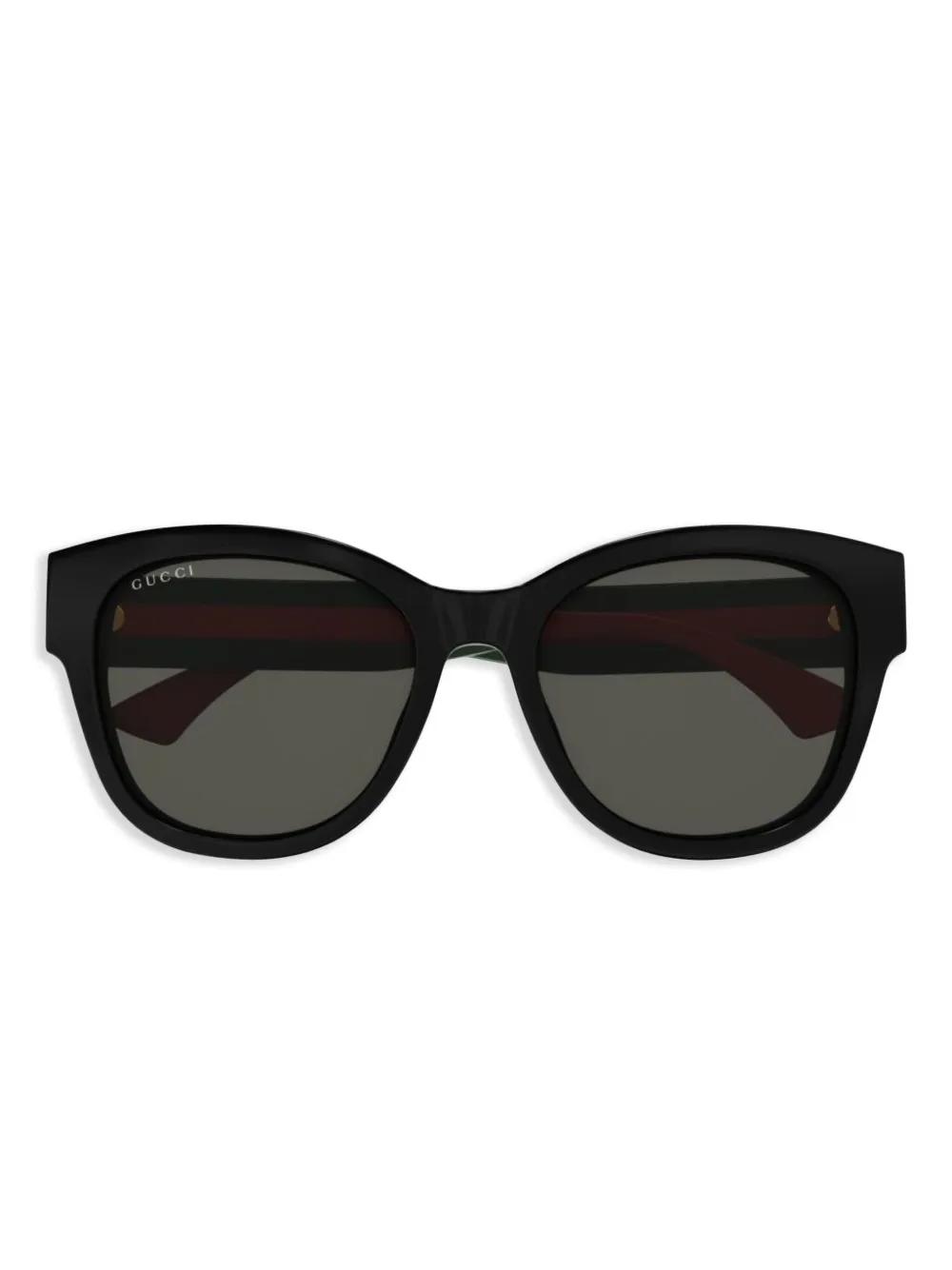 Gucci Eyewear butterfly frame sunglasses Zwart