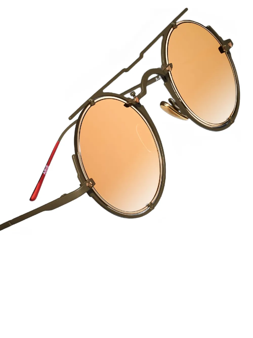 Vysen Eyewear Arie zonnebril met rond montuur Groen