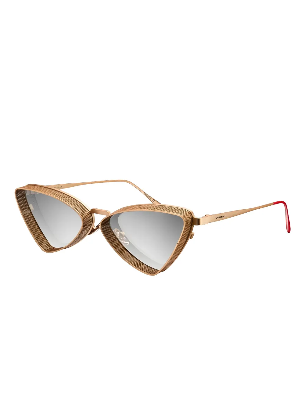 Vysen Eyewear perforated cat-eye sunglasses - Roze