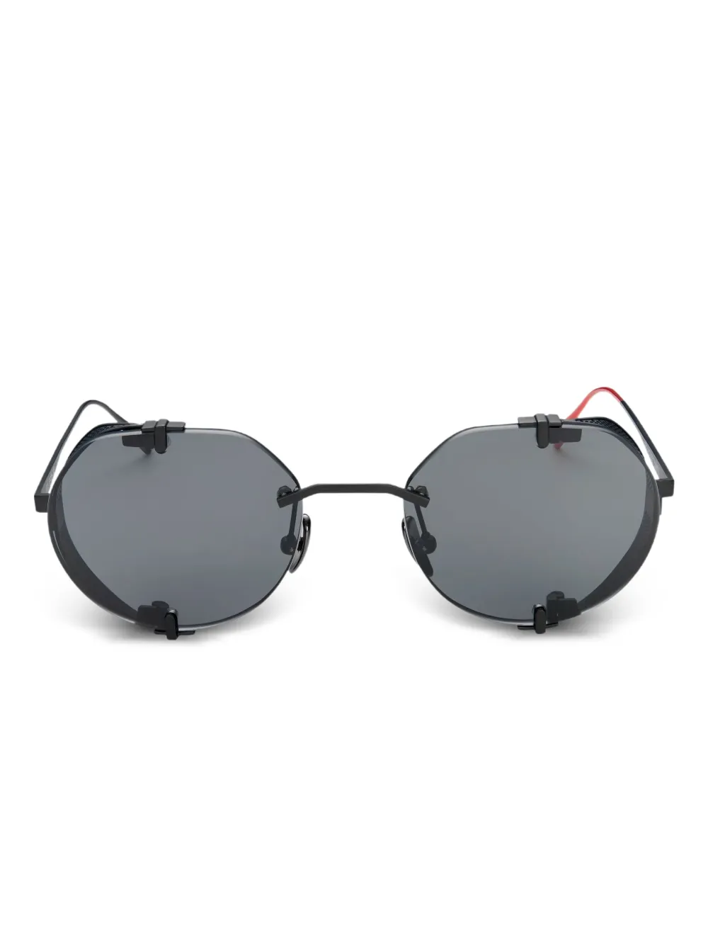 Vysen Eyewear Uttar geometric-frame sunglasses | Black | Image 1