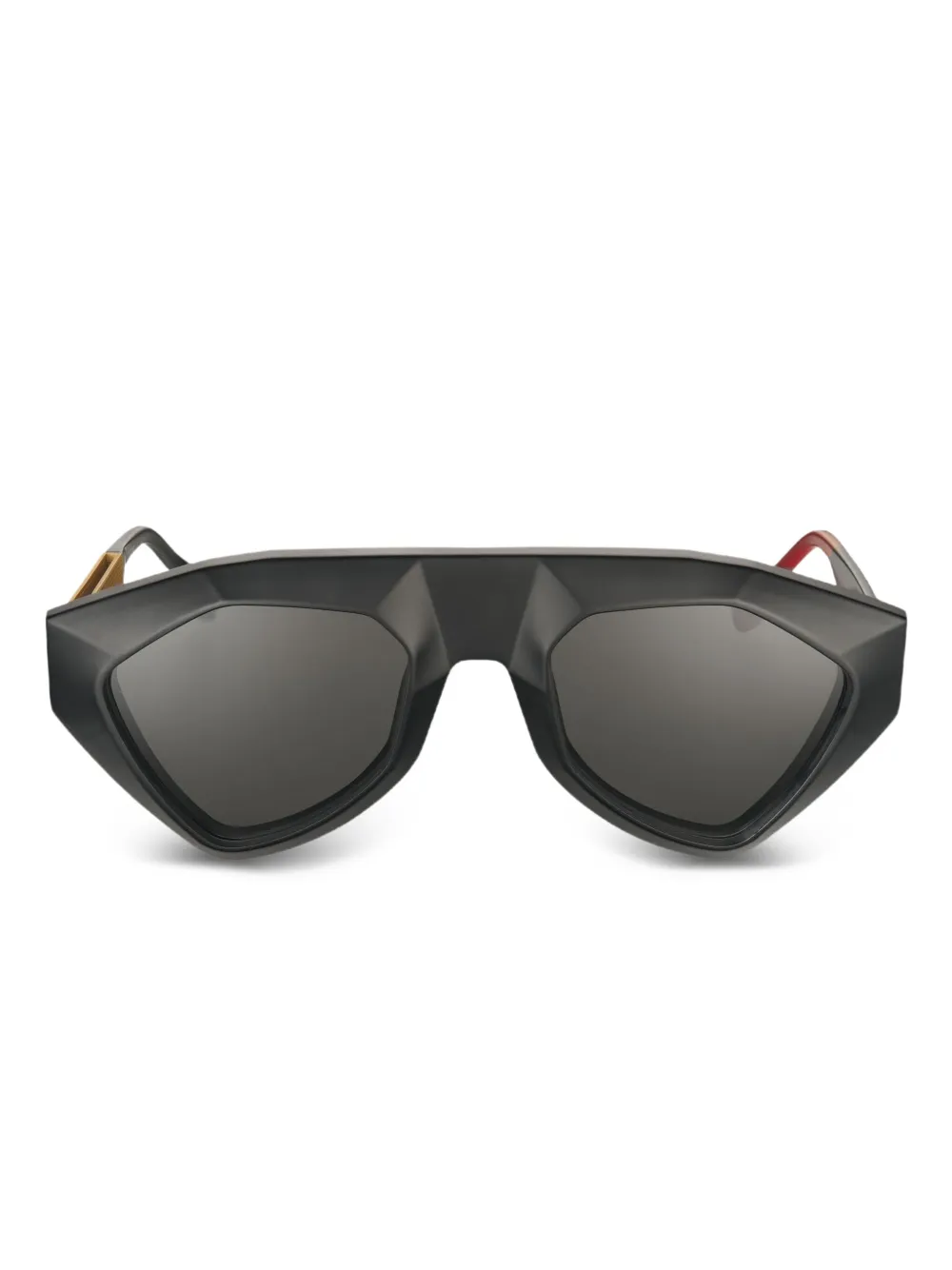 Vysen Eyewear Sha geometric-frame sunglasses | Black | Image 1