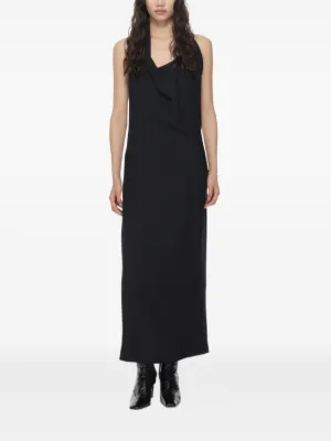 ワンピース CARVEN Carven Knot Shirt Midi Dress (6252K21088 MIDNIGHT) Carven Women's Ready-to-Wear | Scarf Dress