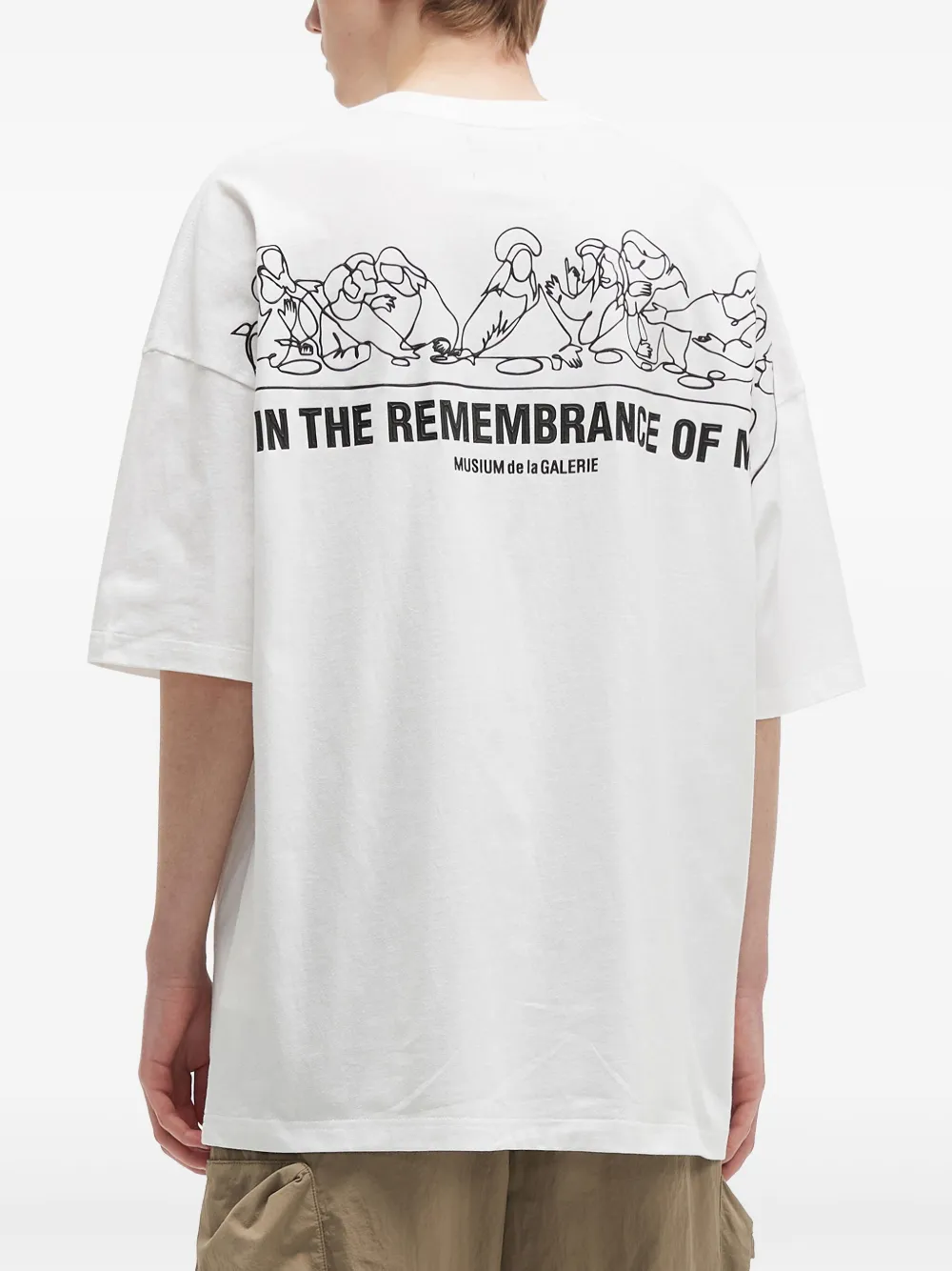 Musium Div. Katoenen T-shirt Wit