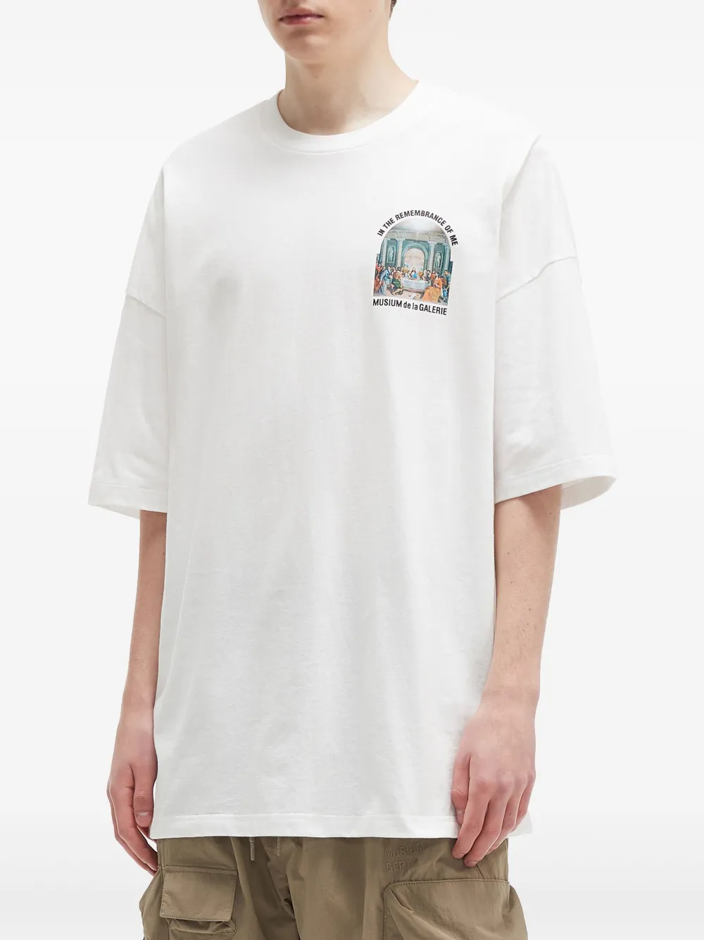 Musium Div. Katoenen T-shirt Wit