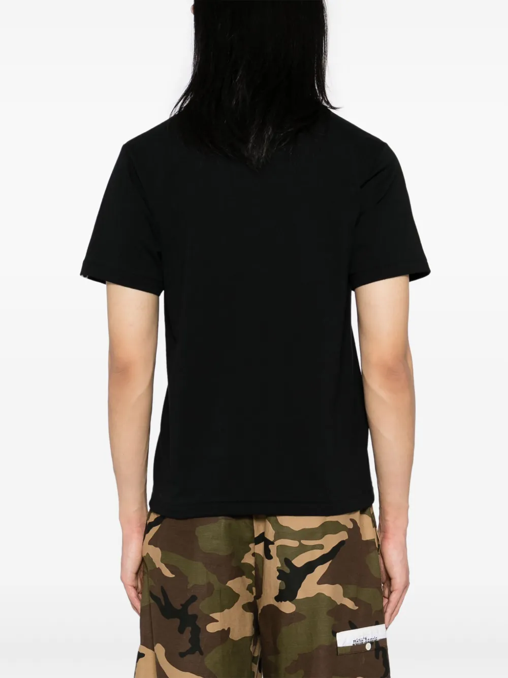 A BATHING APE T-shirt met logoprint Zwart