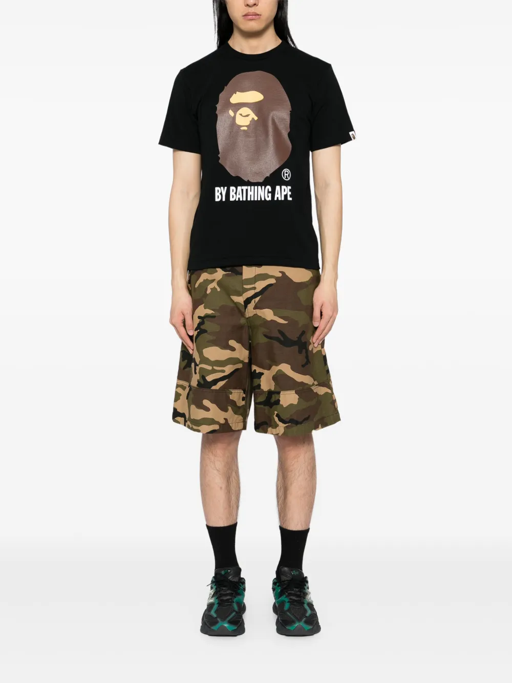 A BATHING APE® playera con logo estampado | Playeras | Image 2